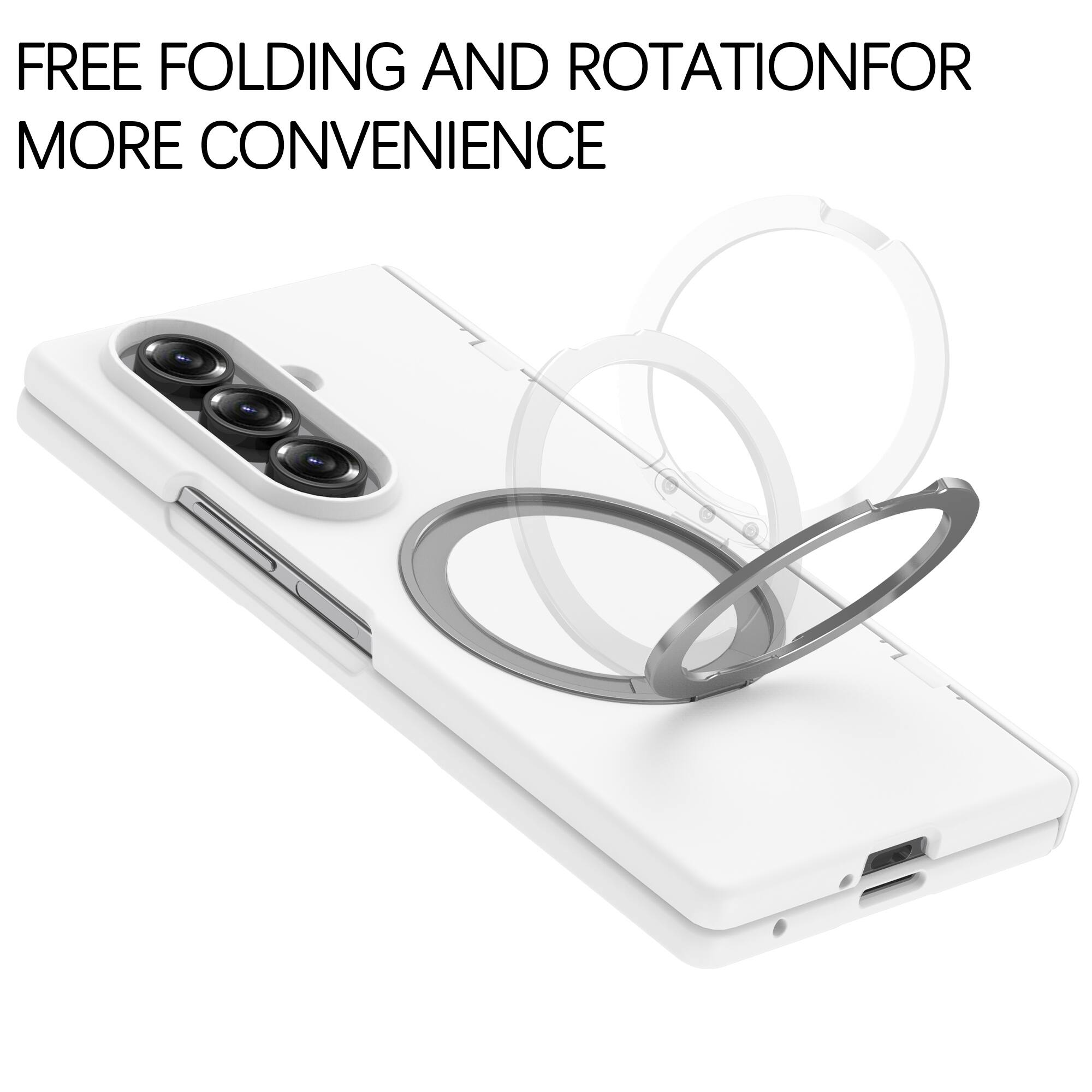 FREE FOLDING AND ROTATION FOR MORE CONVENIENCE
