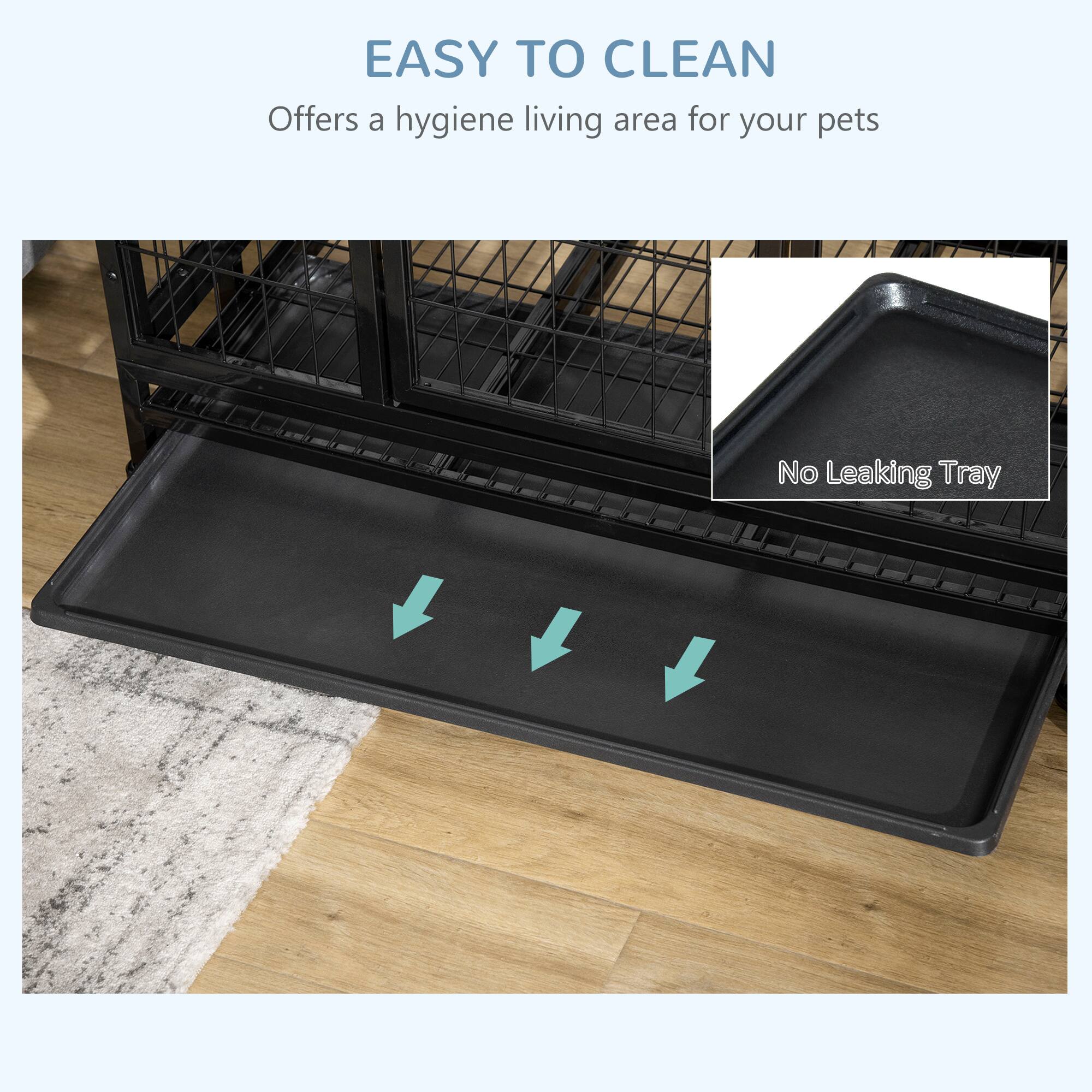 EASY TO CLEAN  
Offers a hygiene living area for your pets  

No Leaking Tray