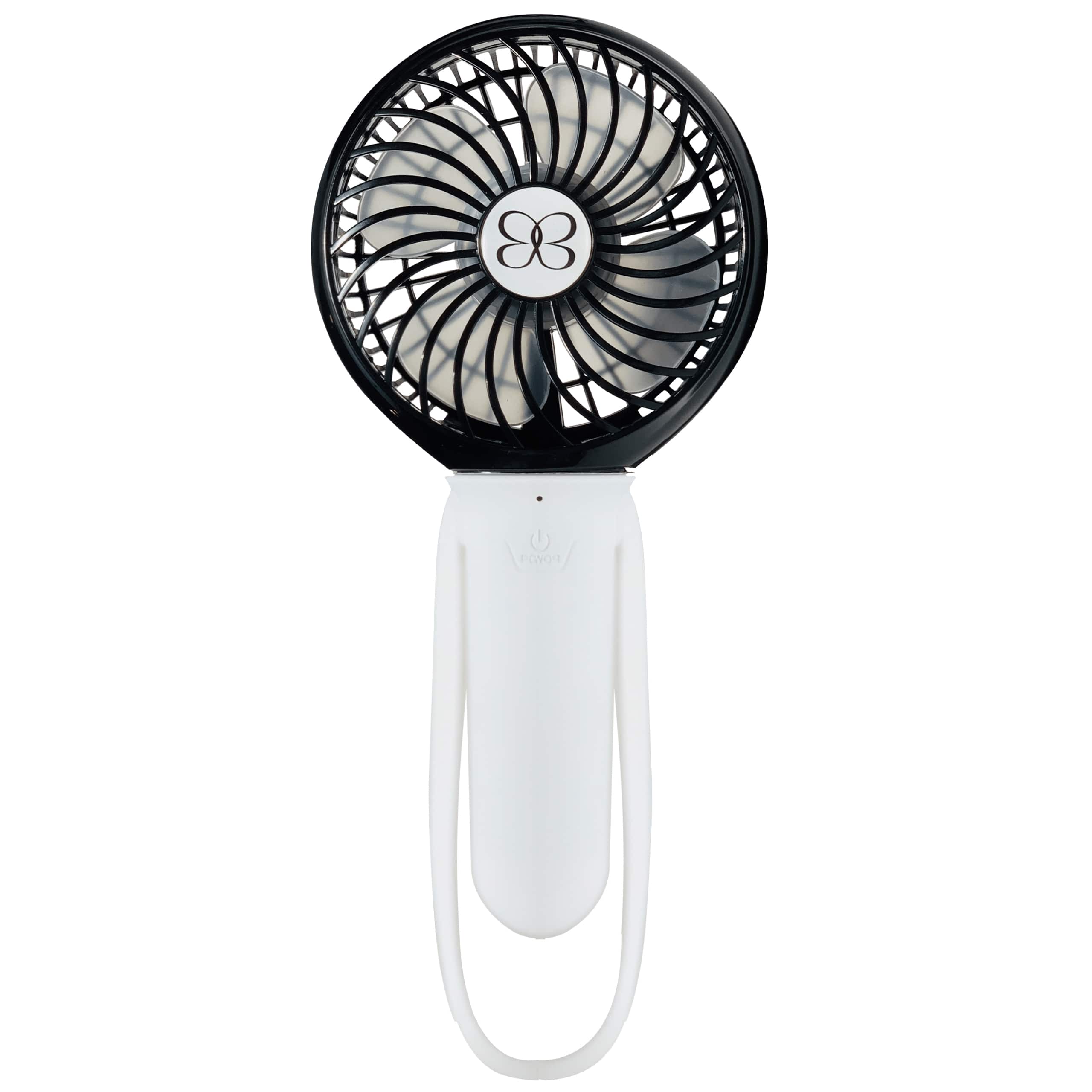 BuggyGear - 3-Speed Turbo Fan and Flashlight - White/Black