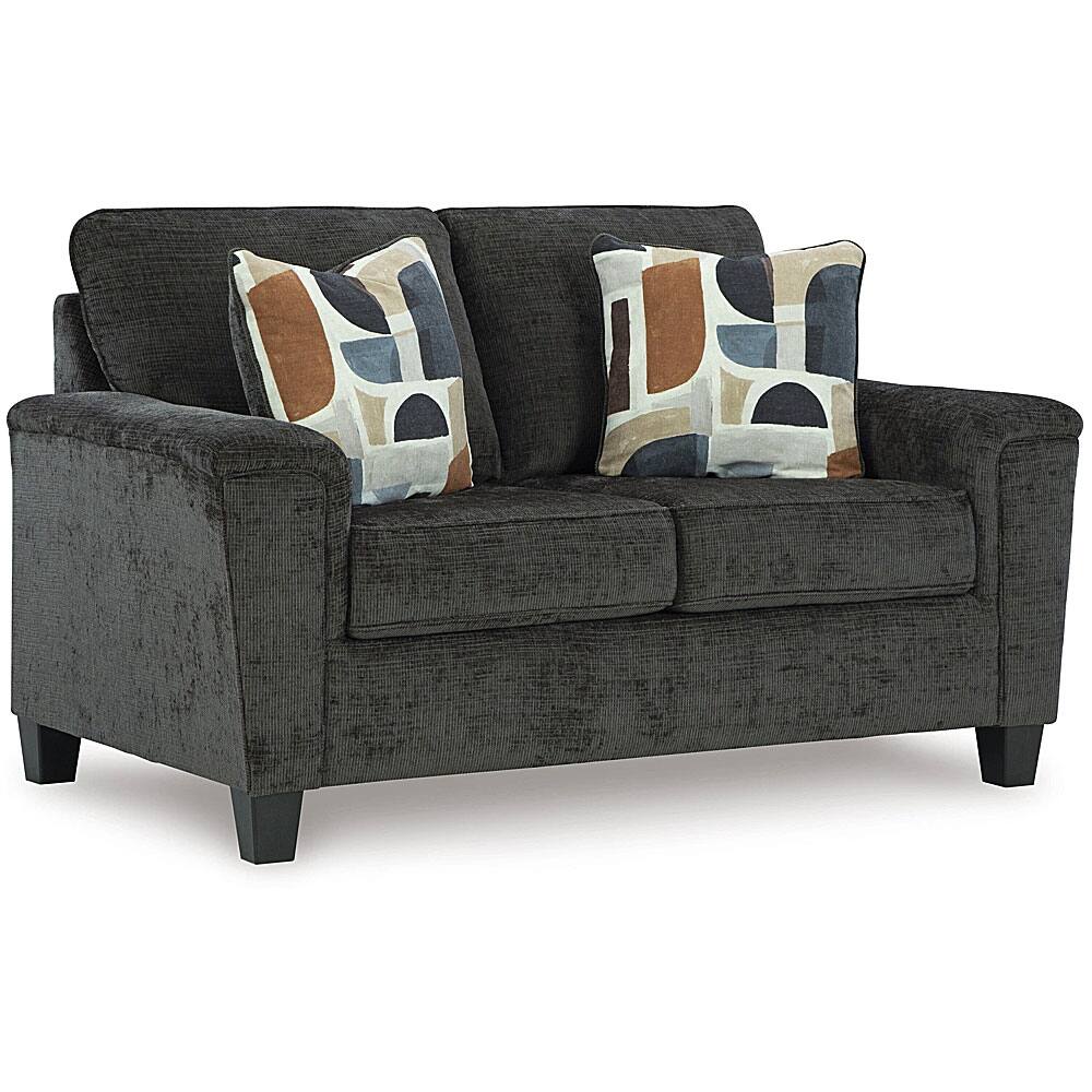 Angle. Ashly - Erinslane Loveseat - Dusk - Dusk.