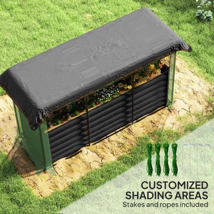 CUSTOMIZED SHADING AREAS  
Stakes and ropes included
