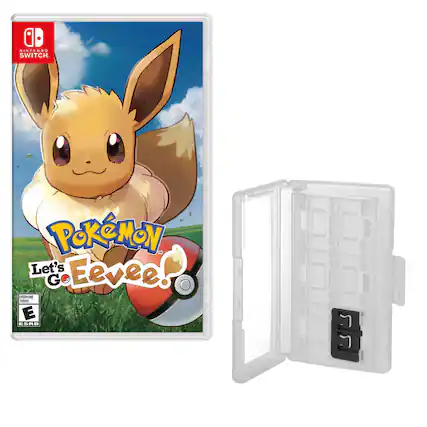 NINTENDO SWITCH. POKeMON IN Let's Eevee! EVERYONE TOODS ESRB - E (Everyone)