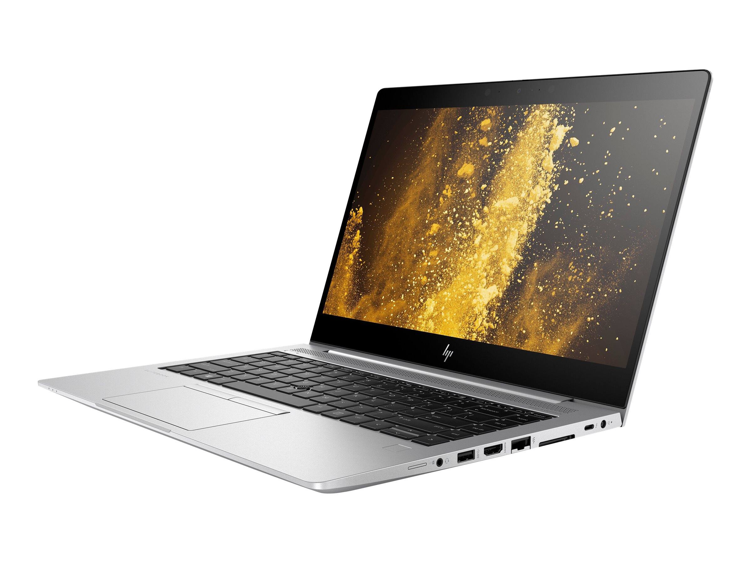 Alt View 1. HP - EliteBook 840 G6 14" FHD Touch Intel Core i7-8665U 1.9 GHz up to 4.8 GHz 16GB DDR4 256GB SSD Windows 11 Pro Laptop - Silver.