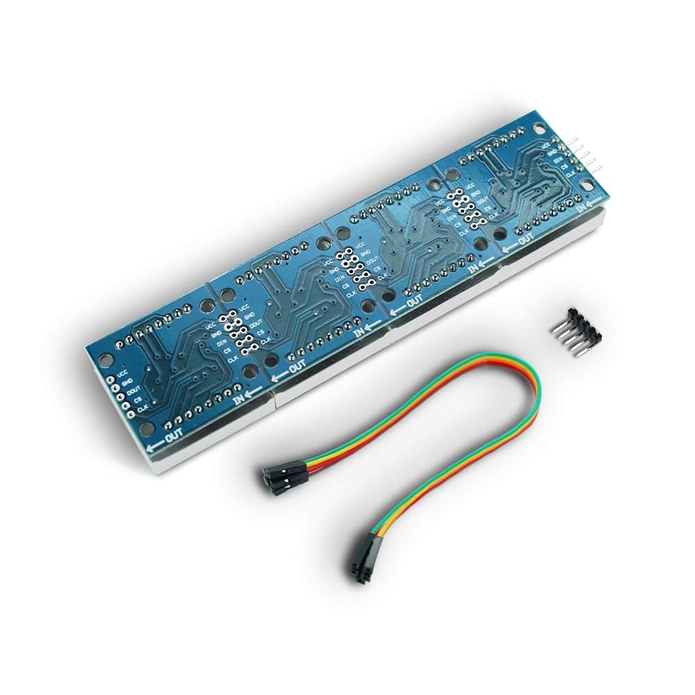 ACJPR - MAX7219 Dot Matrix LED Display Module, Single-Chip Control, for Arduino