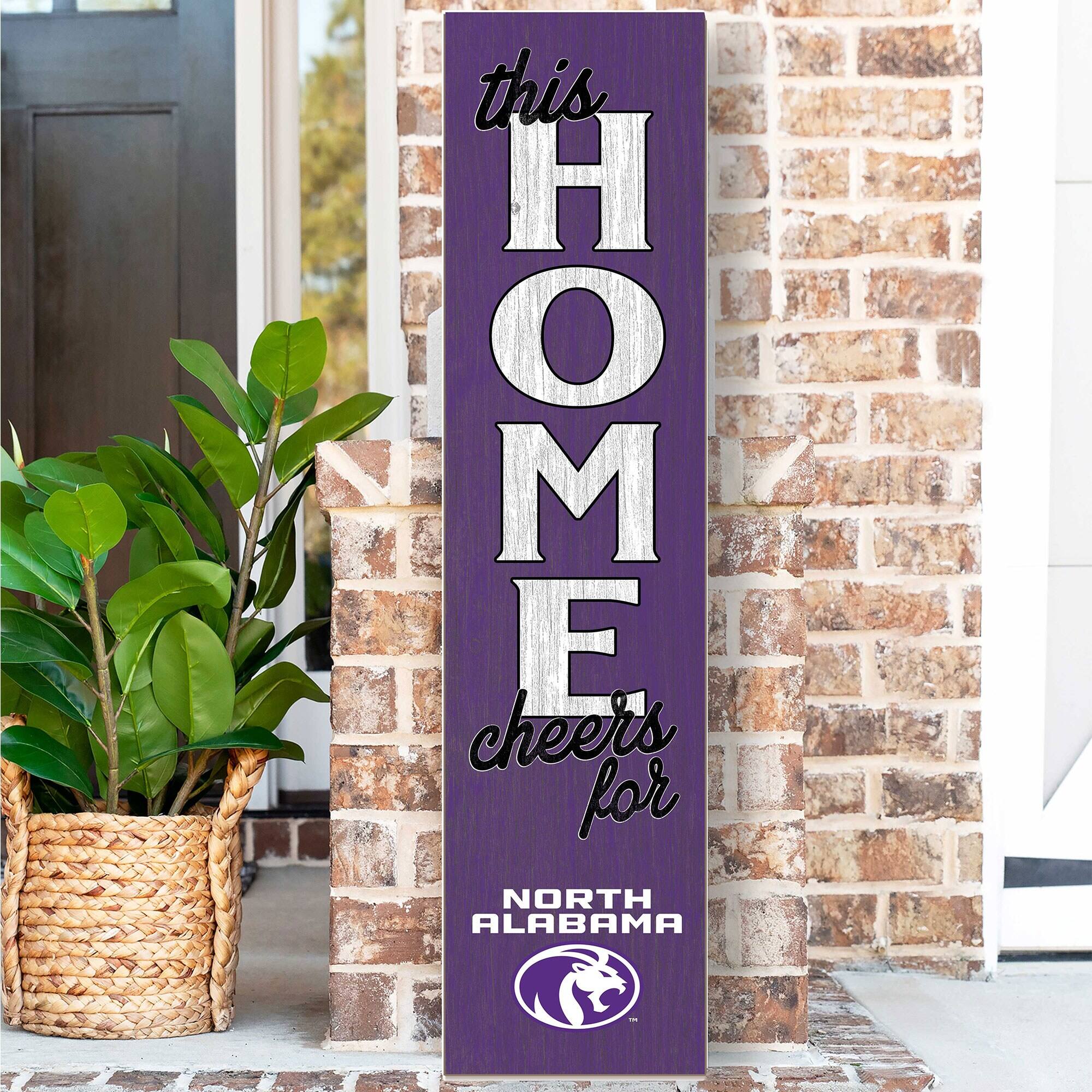 this HOME cheers for NORTH ALABAMA