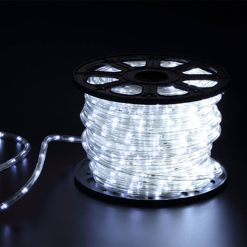 Angle. Ainfox - 150Ft Rope Lights 1620 LEDs Waterproof Indoor Outdoor Party Decorative Lighting Flexible Strip Light - Cool White.