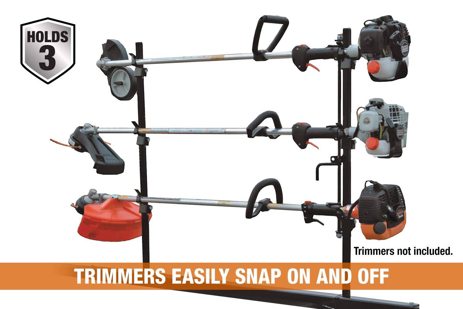 HOLDS 3  
TRIMMERS EASILY SNAP ON AND OFF  
Trimmers not included.
