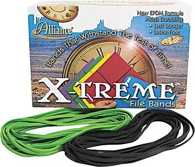 Alliance
Bands That Withstand The Test of Time!
X-TREME
File Bands
New EPDM Formula
Adds Durability
- Last Longer
- Latex-free