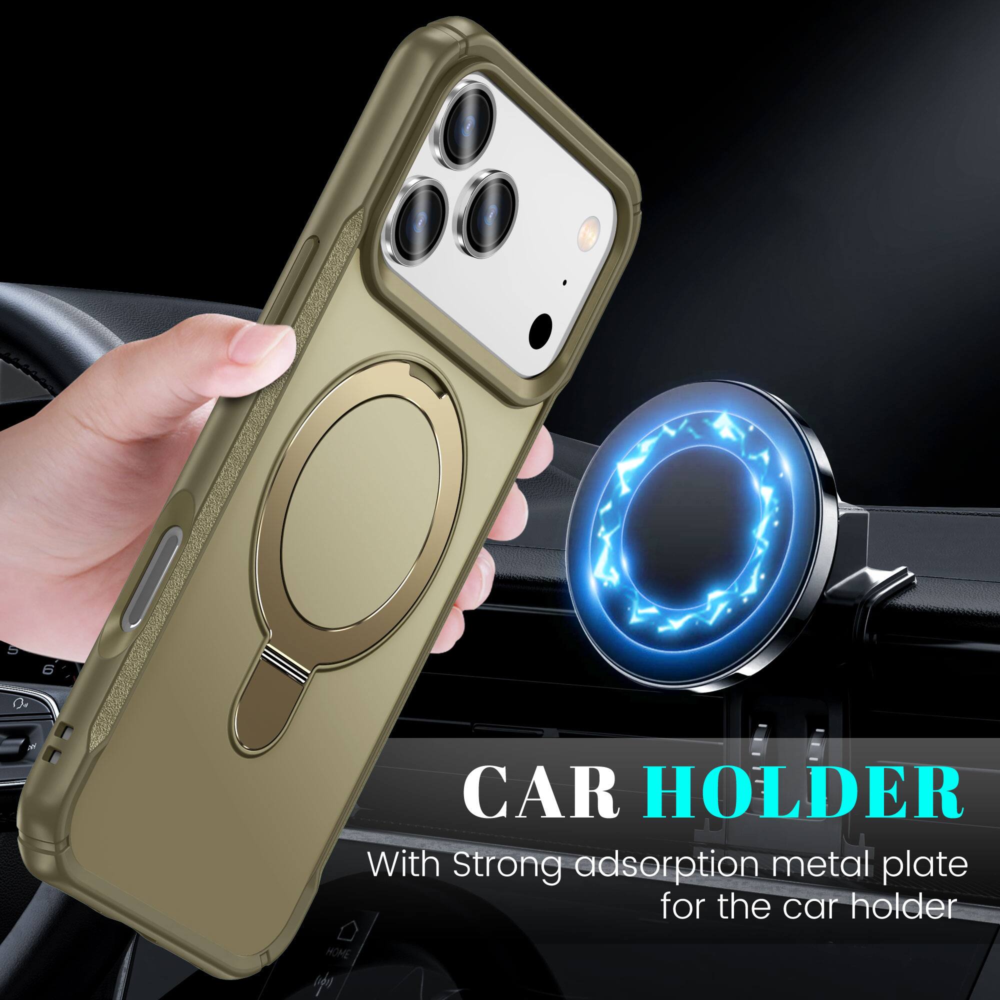 CAR HOLDER  
With Strong adsorption metal plate for the car holder