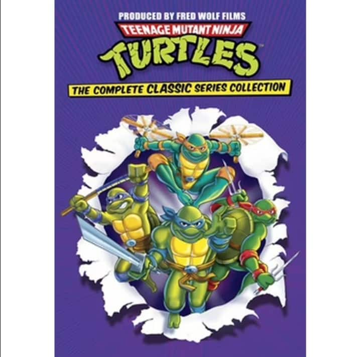 Front. Teenage Mutant Ninja Turtles: The Complete Classic Series Collection DVD.