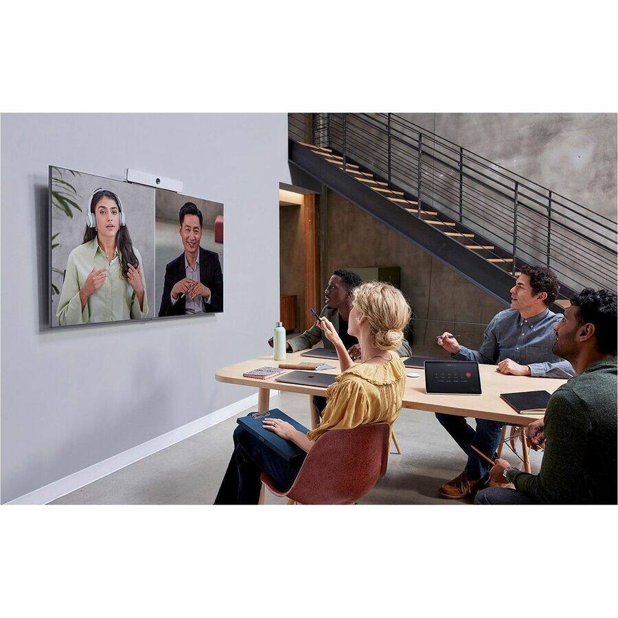 Alt View 2. Cisco Consumer Products - Cisco Webex Room Bar (First Light Color) with Table-stand Room Navigator - CMOS - 3840 x 2160 Video (Content) - Unknown.