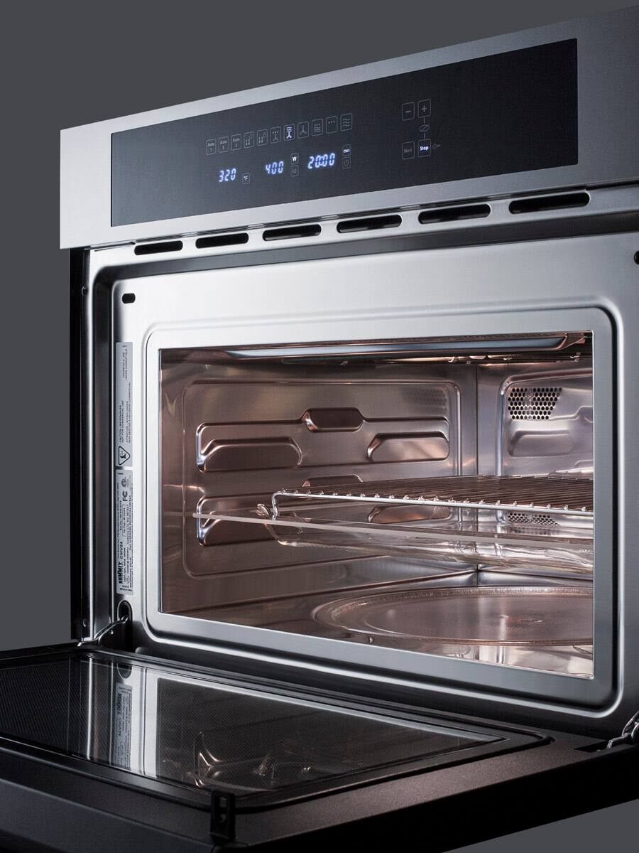 Alt View 2. Summit Appliance - 24" Wide Electric Speed Oven.