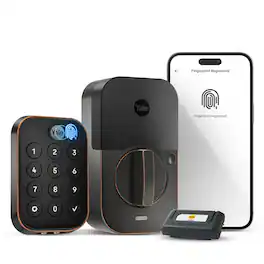 Yale - Assure Lock 2 Touch Key-Free Keypad with Wi-Fi - Oil Rubbed Bronze - Oil-Rubbed Bronze