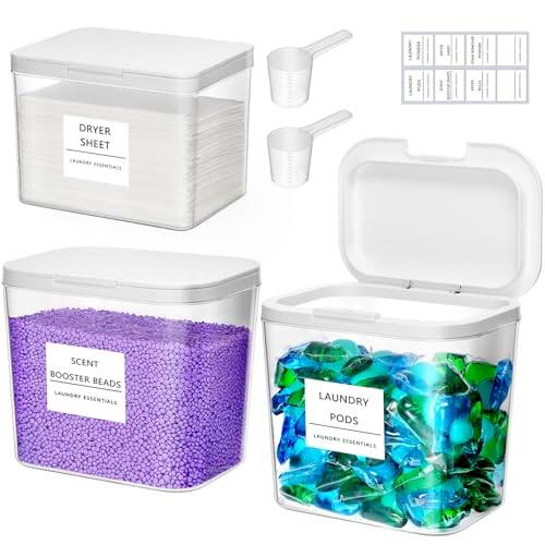 DRYER SHEET  
SCENT BOOSTER BEADS  
LAUNDRY PODS  

LAUNDRY ESSENTIALS