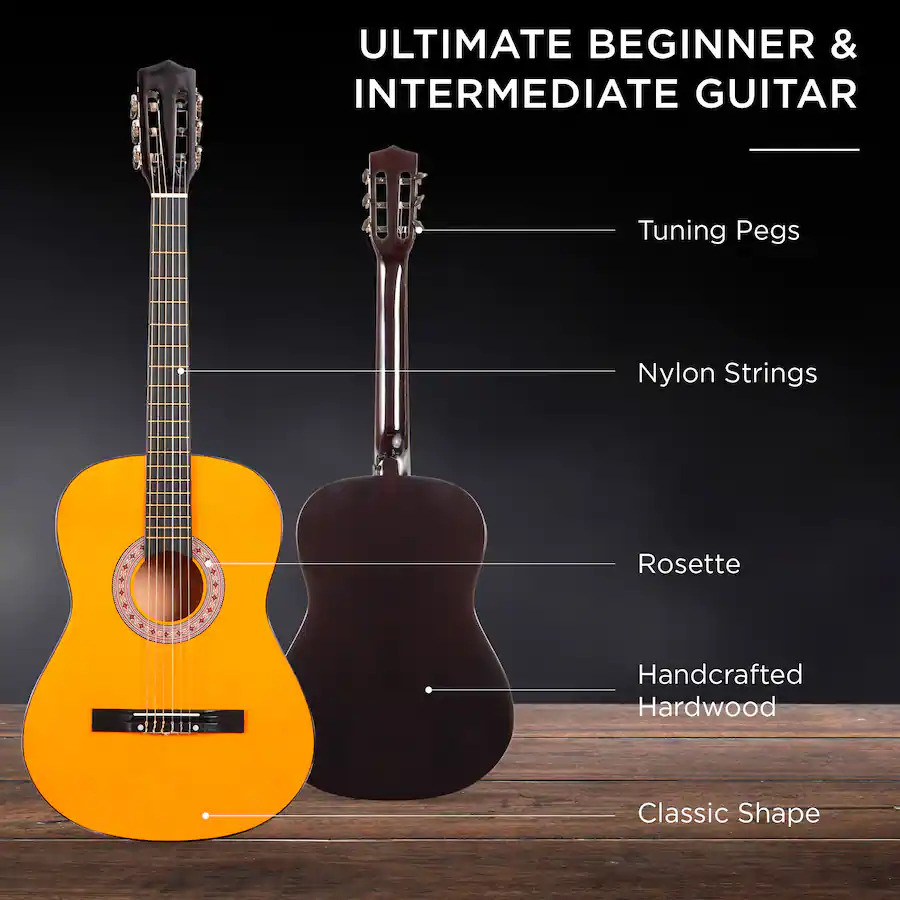 Best Choice Products 38in Beginner Acoustic Guitar Starter Kit w/ Gig ...