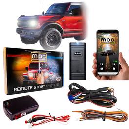 MPC - Smartphone Activated Remote Start Kit For 2021-2022 Ford Bronco Push-To-Start - Black