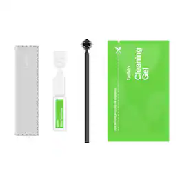 Belkin - AirPods Cleaning Kit with Cleaning Pen, Cleaning Cloth, Gel - Black