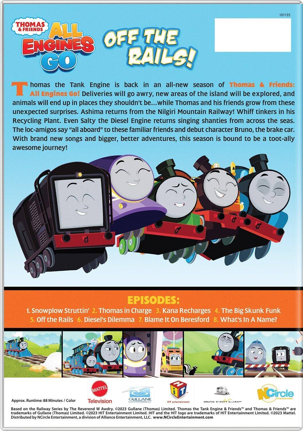Alt View 1. Thomas And Friends: All Engines Go - Off the Rails   - DVD.