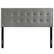 Alt View 2. Modway - Emily Biscuit Tufted Performance Velvet Full Headboard by Modway - Gray.