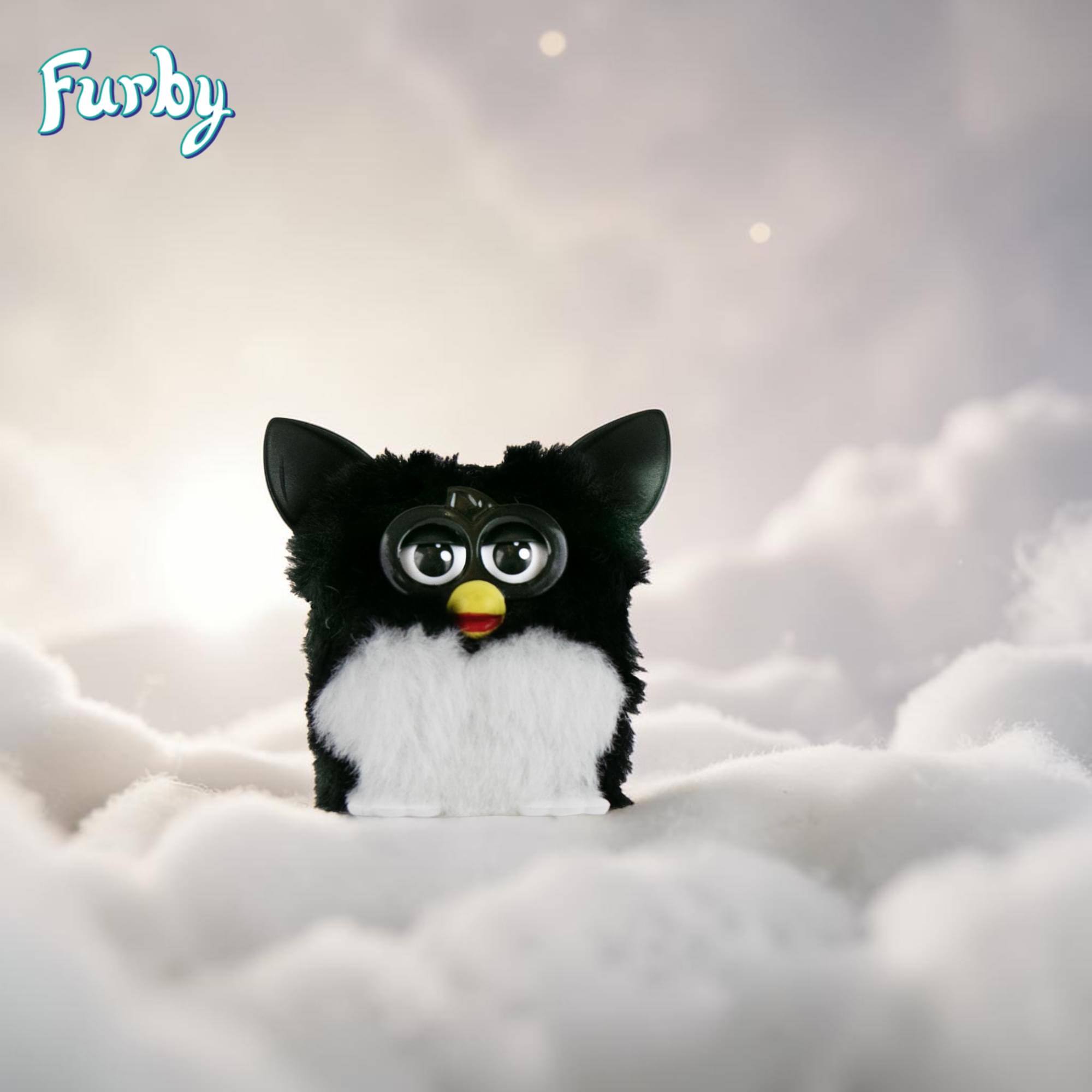 Alt View 2. Super Impulse - World's Smallest Furby | Black and White - Black.