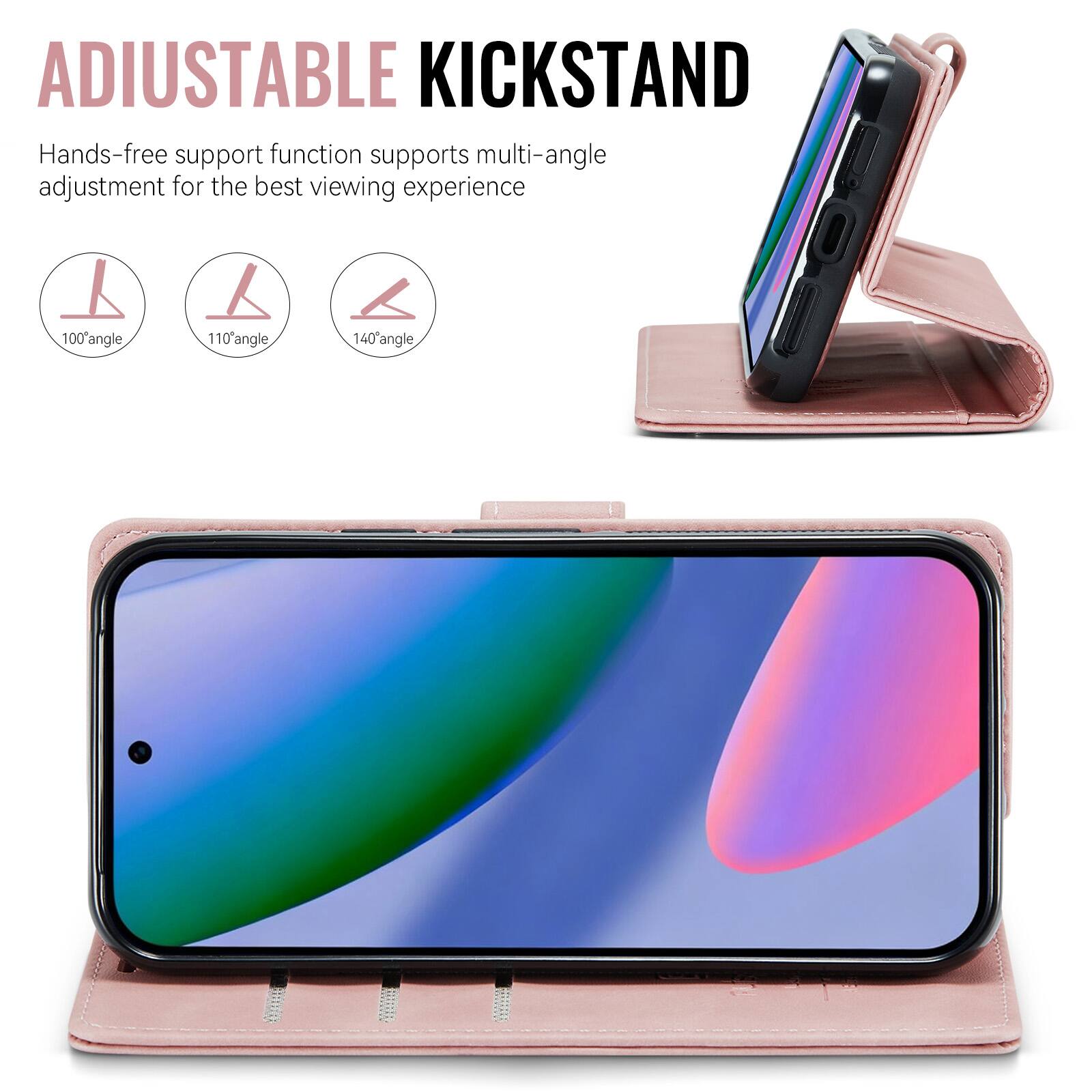 Dteck 2 in 1 Magnetic Leather Wallet Phone Case for Google Pixel 11 Pro ...