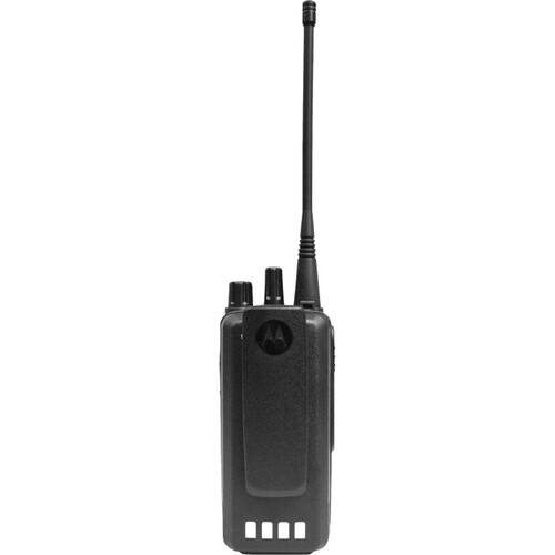 Back. Motorola - Motorola CP100D Analog UHF Portable Non-Display Two Way Radio, 16 Channel, 4 Watt - 6 Pack Bundle - Black.