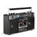 Alt View 1. QFX - Radio/Cassette to MP3 Boombox Converter - Black.