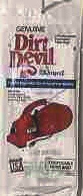 The text on the image should be grouped and corrected as follows:

- **Dirt Devil**
- **1500 Series**
- **Vacuum**
- **VISA**
- **MADE IN USA**