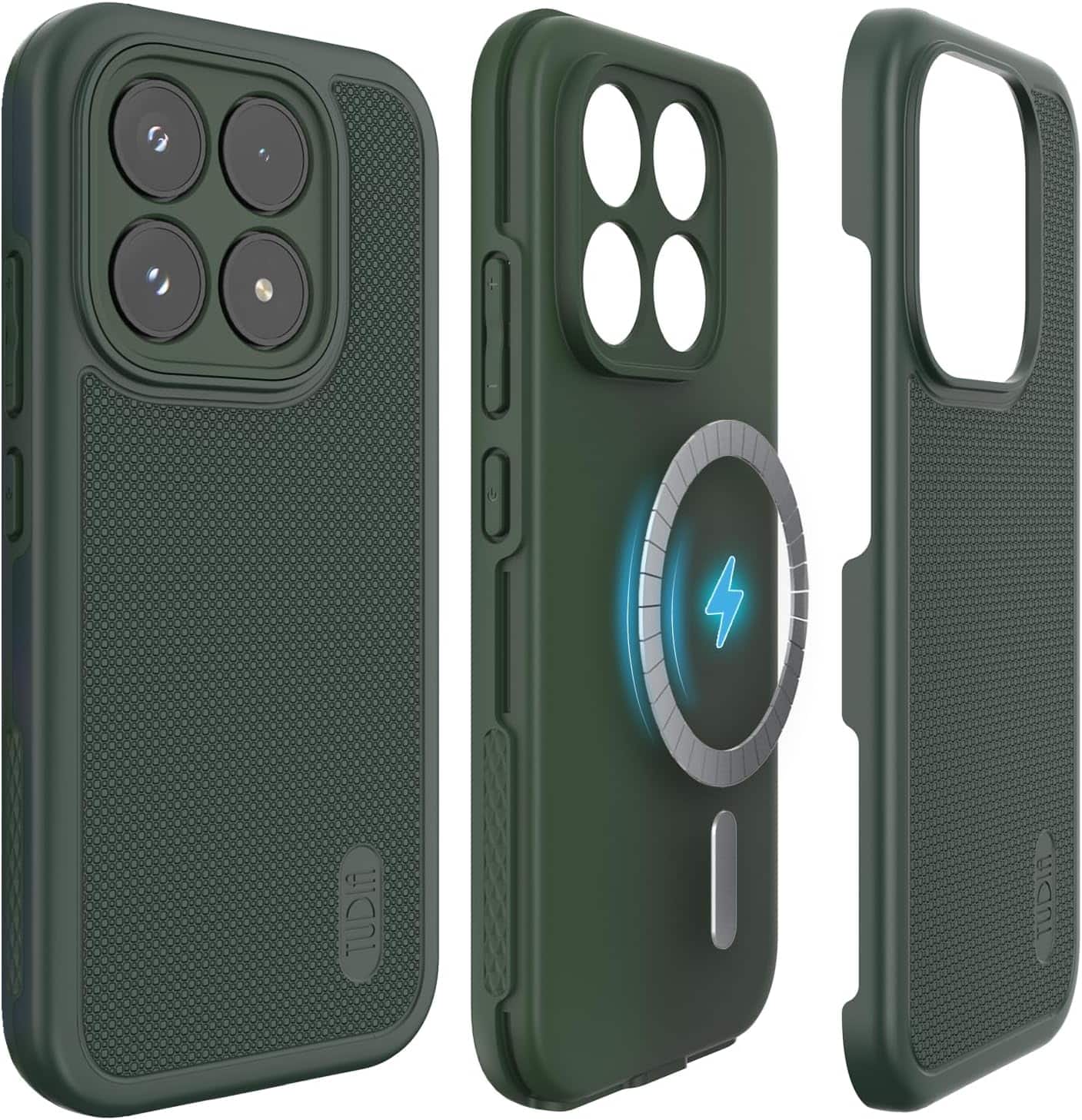 TUDIA - MergeGrip MagSafe Compatible Dual-Layer Case for Xiaomi 17 5G (2026) - Pine Green price history on PriceWatchPro