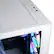 Alt View 3. CyberPowerPC - Gaming Desktop - AMD Ryzen 7 8700F - AMD Radeon RX 9060 XT 16GB - 32GB DDR5 - 2TB PCIe 4.0 SSD - White.