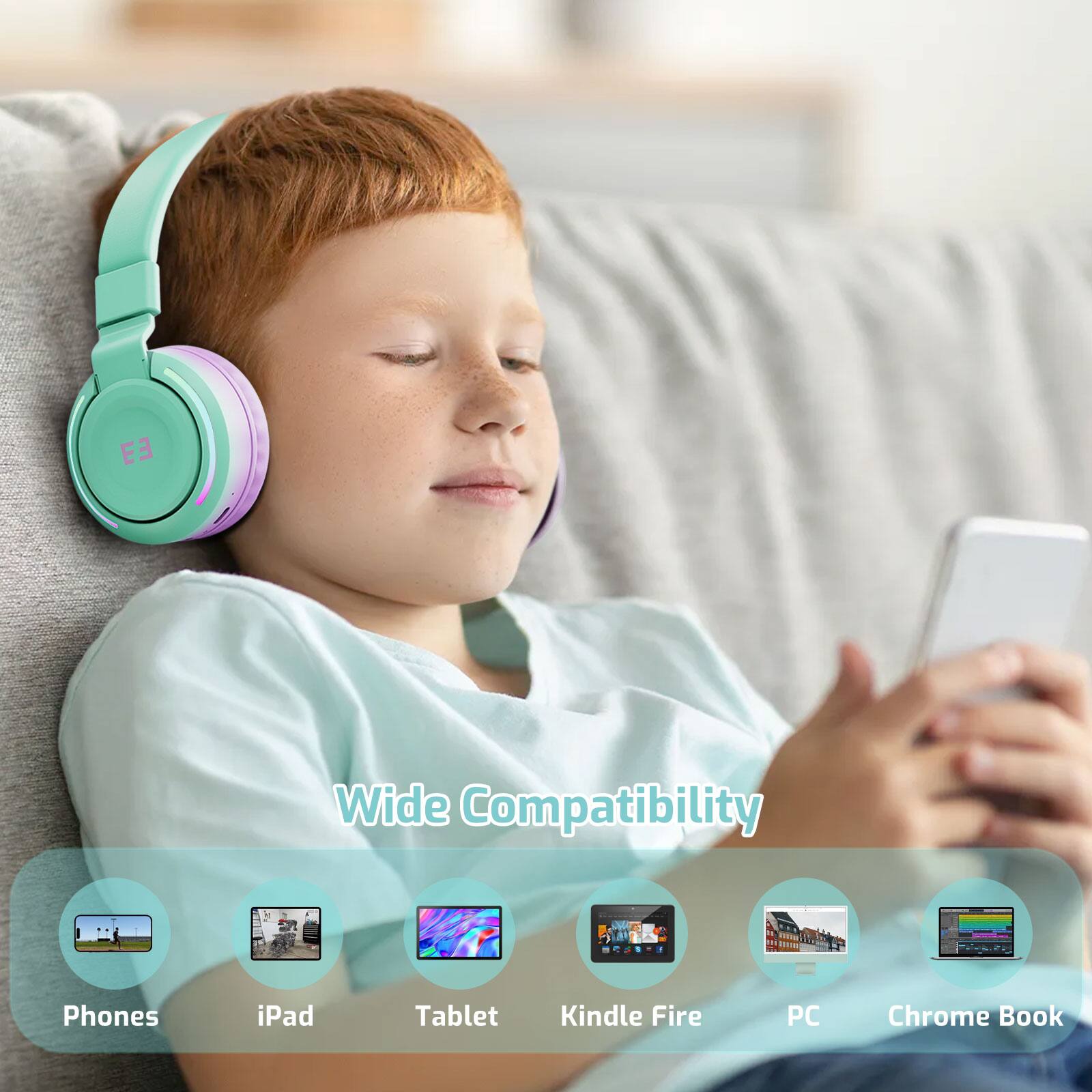 E3

Wide Compatibility

Phones  
iPad  
Tablet  
Kindle Fire  
PC  
Chrome Book