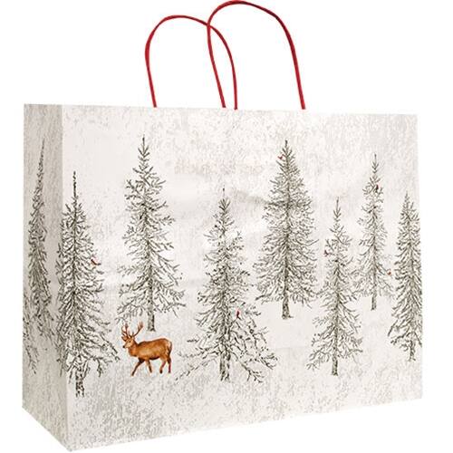 BreeBe - Winter Forest Gift Bag Large - Multicolor