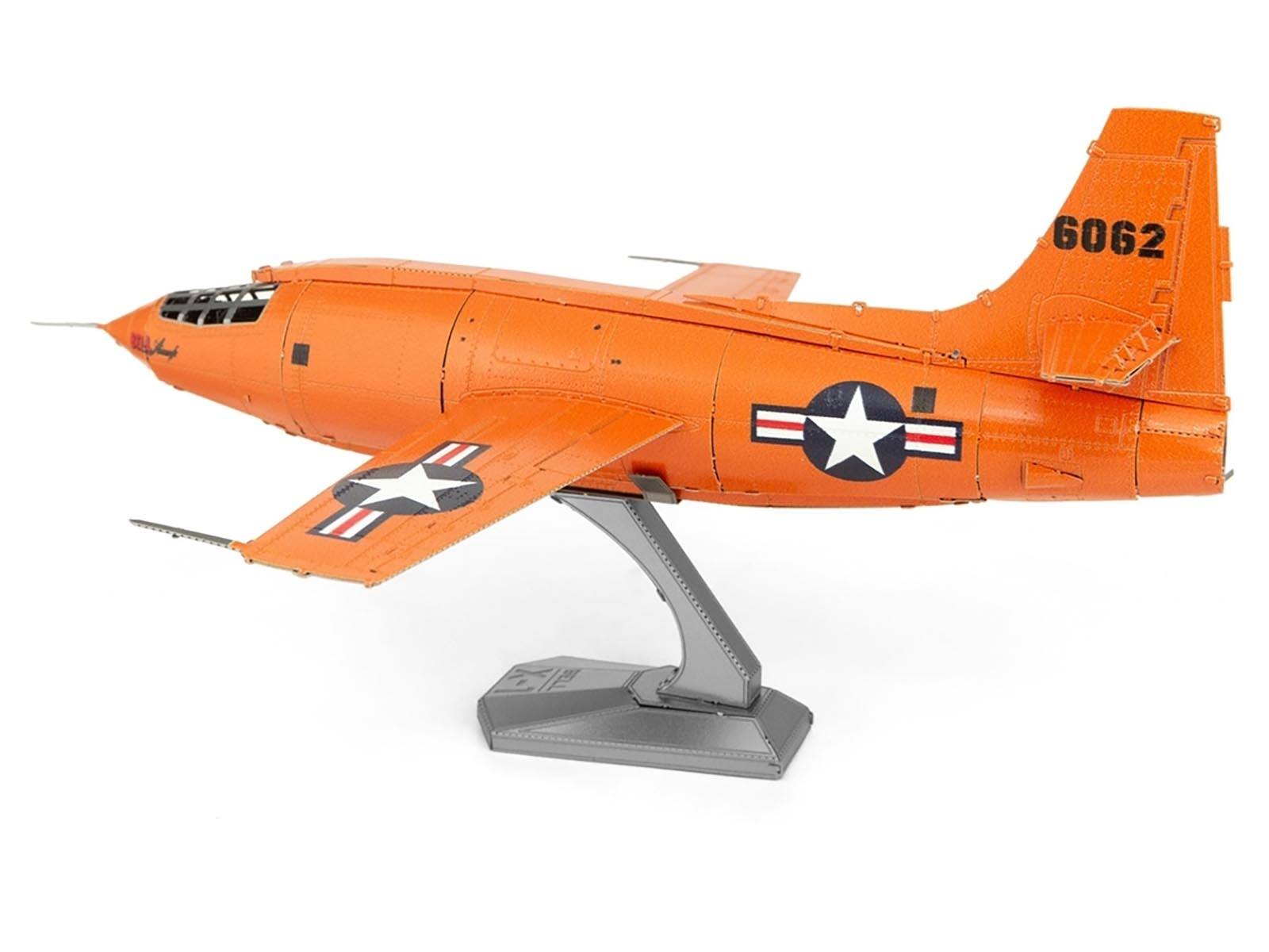 Angle. Metal Earth - Model Kit Bell X-1 Aircraft "United States Air Force" (Moderate Difficulty) Steel Model by Metal Earth - Multi.