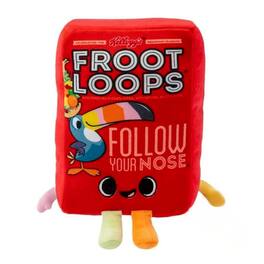 Kelloggs 6 Inch Funko Plush | Froot Loops Cereal Box - Red