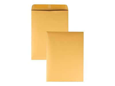 Alt View 2. Quality Park - Gummed Kraft Catalog Envelopes, 9" x 12", 250/Box - Kraft.
