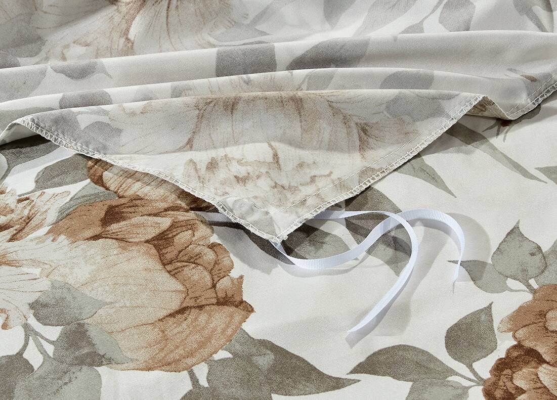 Bibb Home 1800 Series Egyptian Luxury 3 pc Duvet Cover Set Wildflower ...