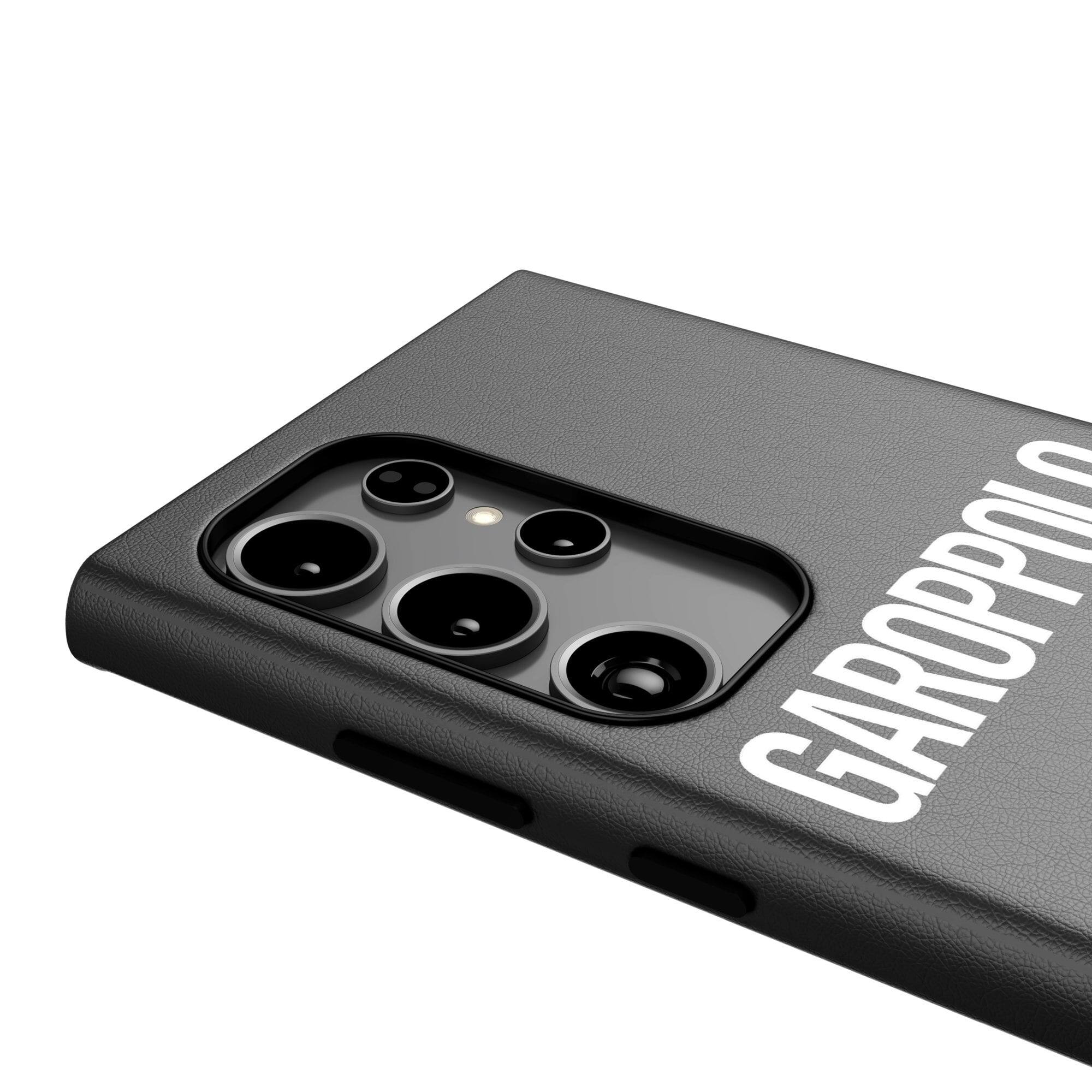 Alt View 3. Keyscaper - Jimmy Garoppolo Black Los Angeles Rams Galaxy Magnetic Bump Case - S24 - Black.