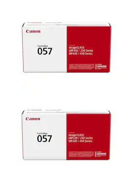 Canon - (057) 2-Pack Black Toner Cartridges (3.1K Yield)