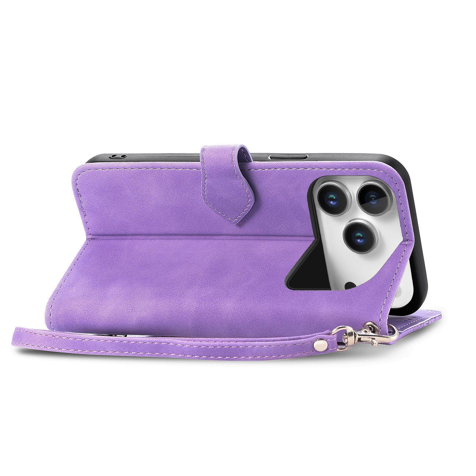 Dteck for Apple iPhone 17 Pro Wallet Case,Folio Shockproof PU Leather ...