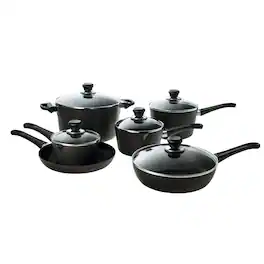Scanpan - Classic 11 Piece Deluxe Nonstick Cookware Set - Black