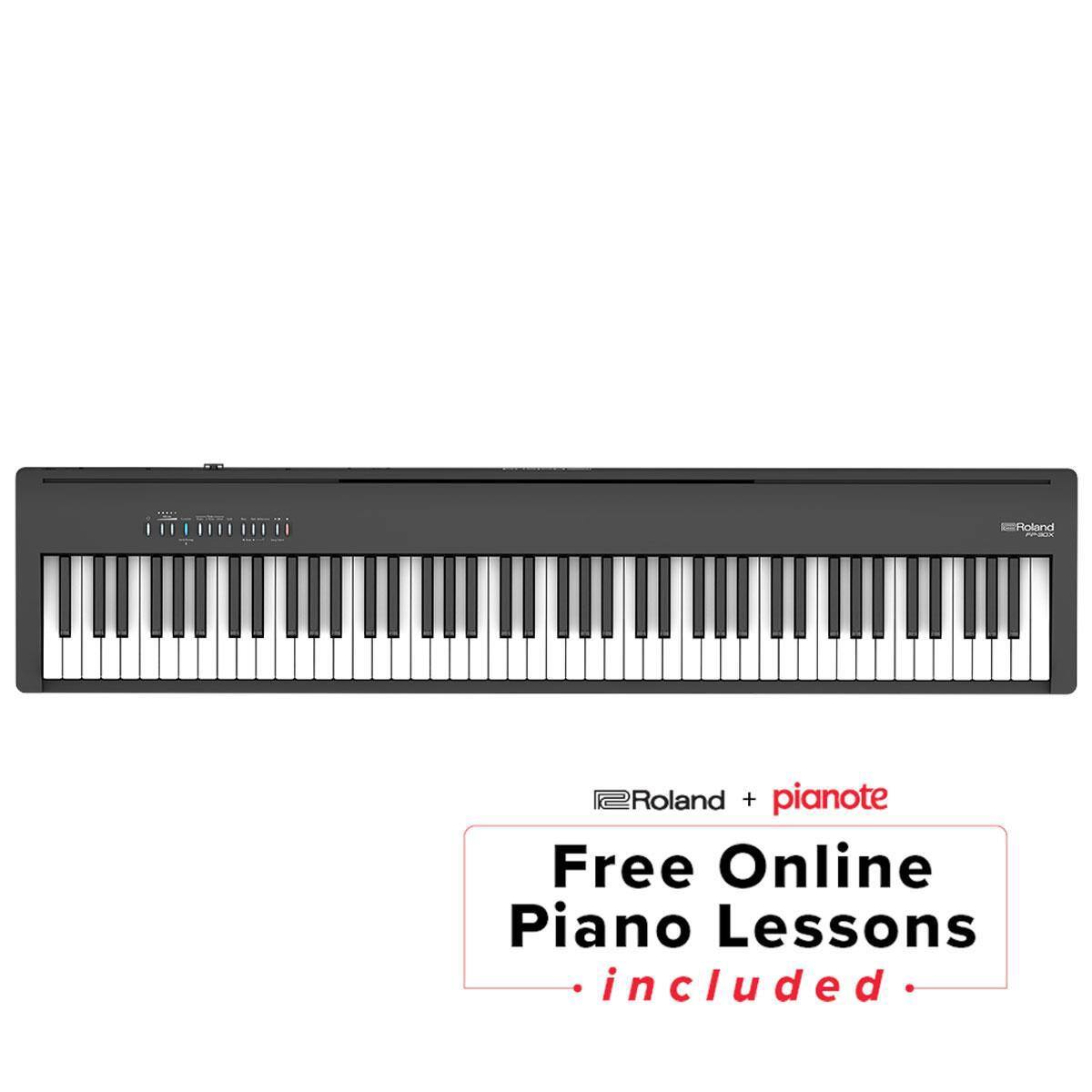 Roland + pianote  
Free Online Piano Lessons included