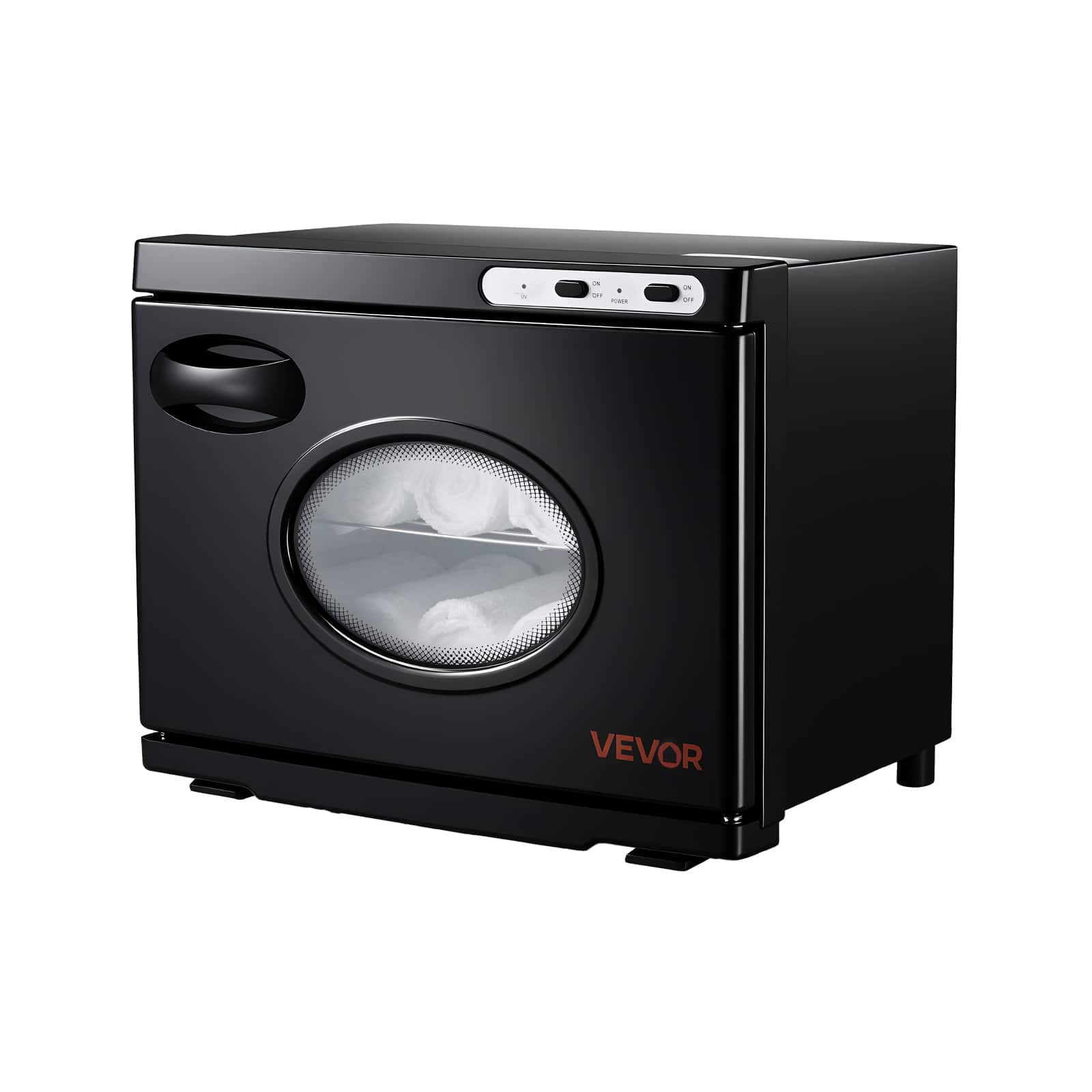 VEVOR - Hot Towel Warmer, 5 gal Large Towel Warmer Cabinet with See Through Window & Stainless Steel Racks, Holds up 36 Towels - Black