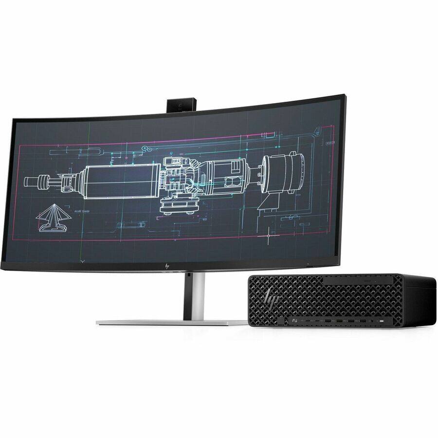 Alt View 3. HP - HP Z2 G1i Workstation - Intel Core Ultra 9 285 - 32 GB - 1 TB SSD - Small Form Factor - Black - Intel W880 Chip - Black.