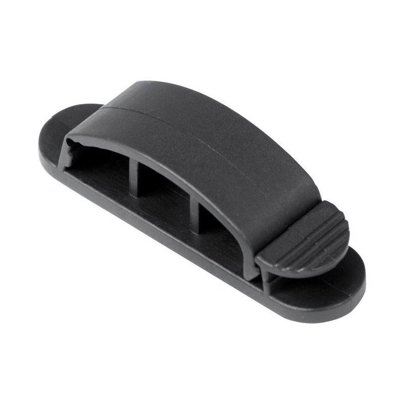 Angle. Gardner Bender - Gardner Bender 5 in. L Black Plastic Cord Clips.