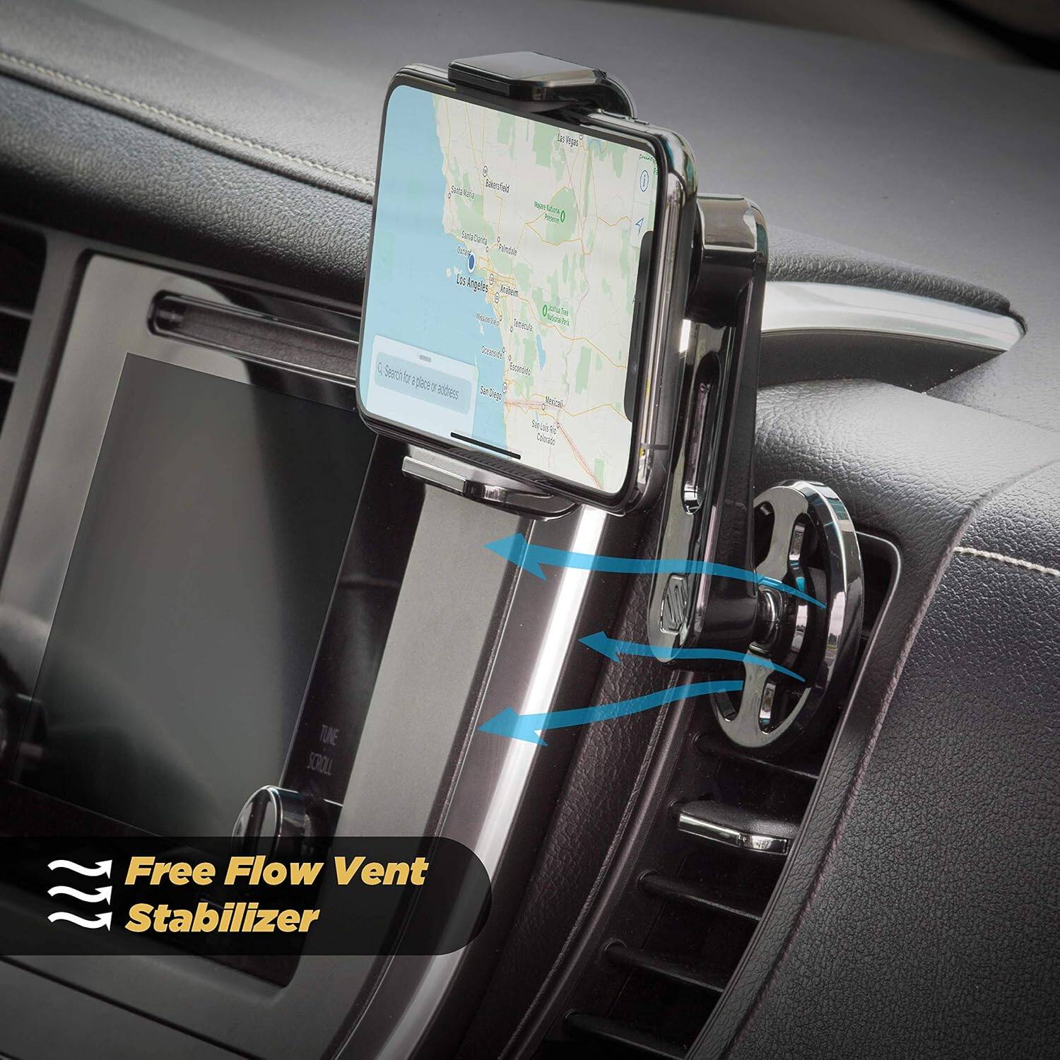 Scosche VP2M SP Universal Freeflow Vent/Dashboard Phone Holder for