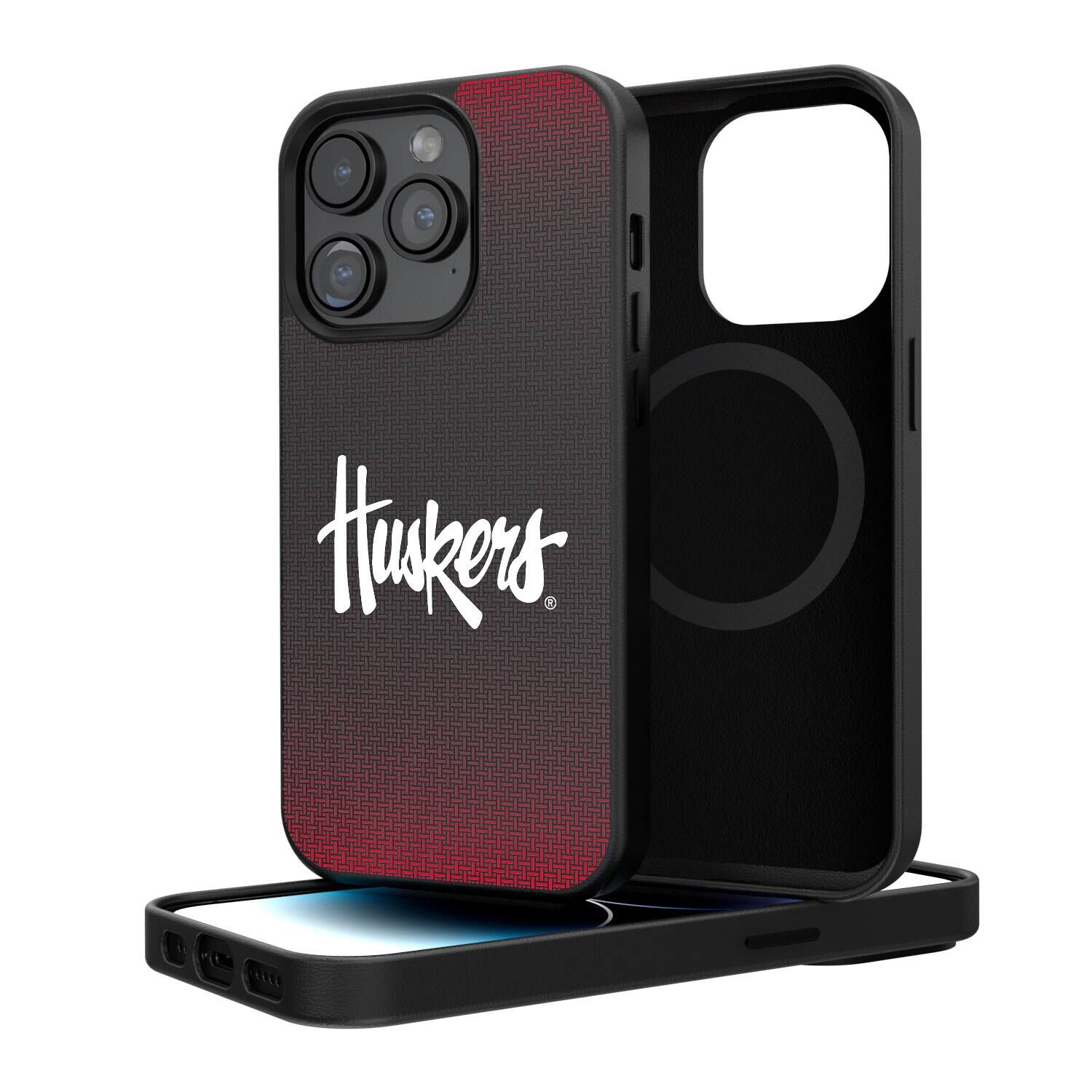 Keyscaper - NCAA - Nebraska Huskers Linen Logo iPhone Magnetic Bump Case - 15 Pro Max - Black price history on PriceWatchPro