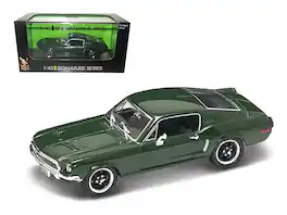 1968 Ford Mustang GT 1/43 Diecast Car Model Signature Series by Road Signature - Green