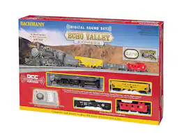 Bachmann - Trains HO Scale EcValley Express - Ready To Run with Sound Electric Powered Model Train Set