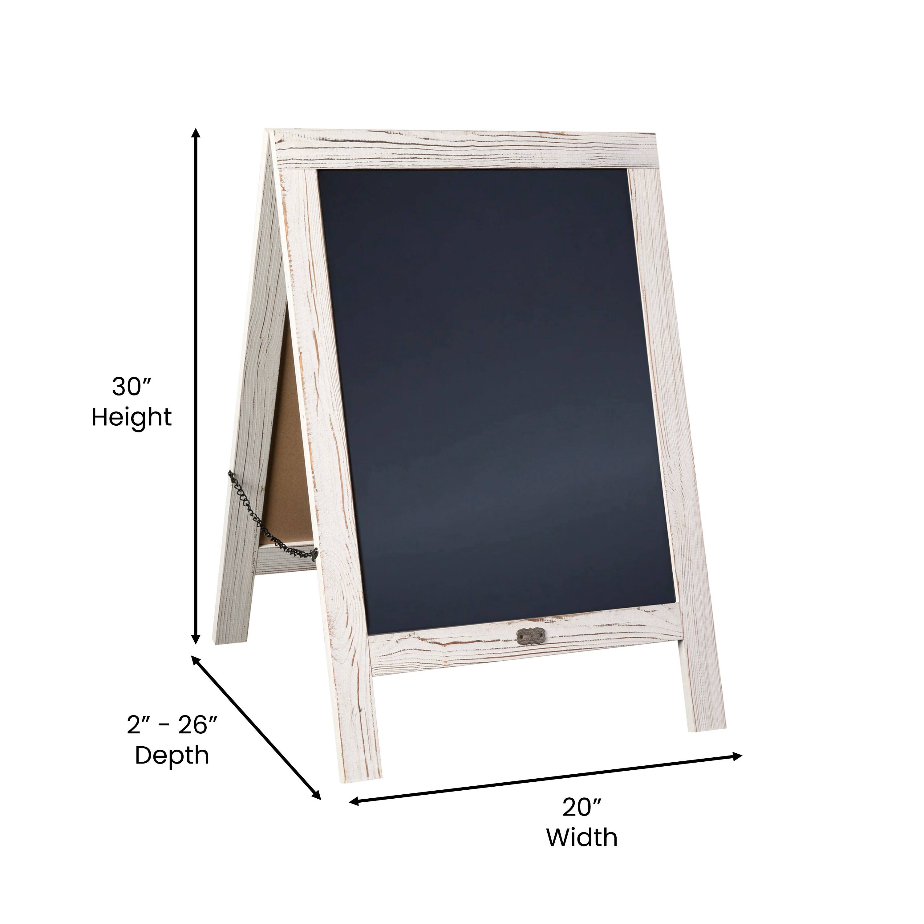 30" Height  
2" - 26" Depth  
20" Width