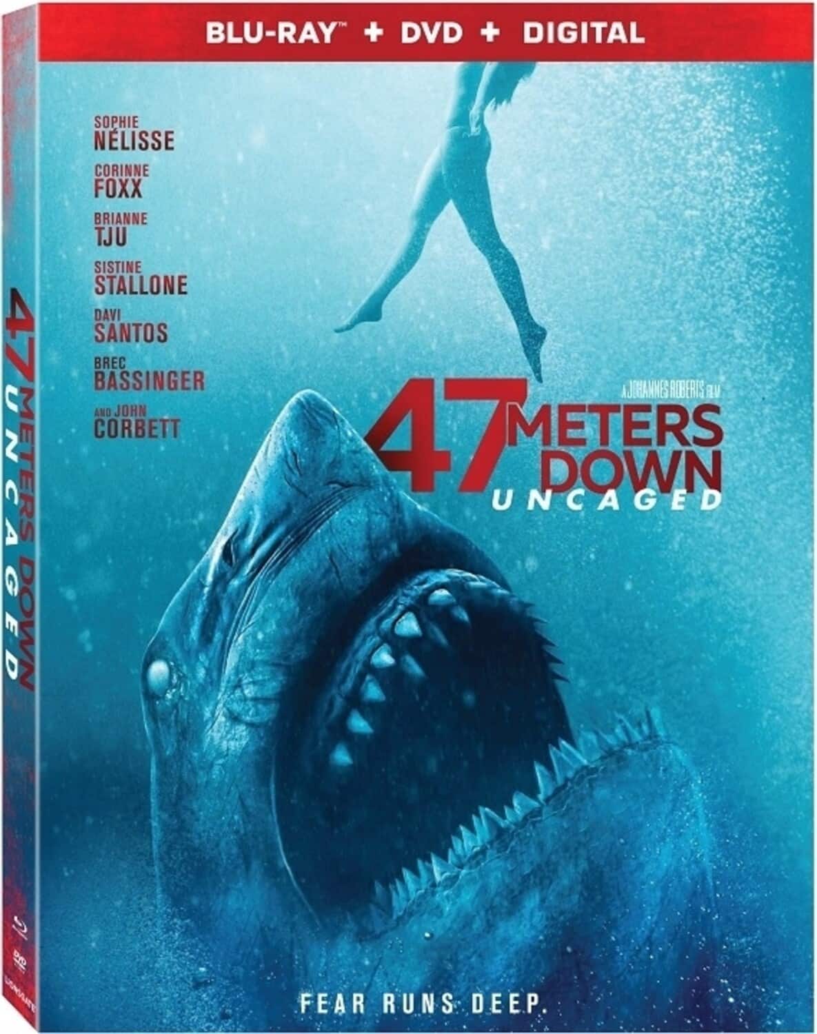 Front. 47 Meters Down: Uncaged   - BLU-RAY.